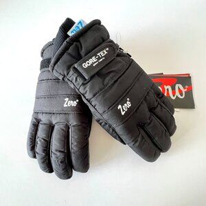 ZERO Gore-Tex Men's Black Gloves, Vintage, Sz. Medium, Never Worn, w/ Tags!